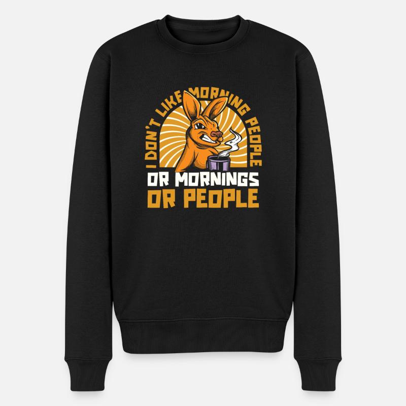 Kangourou - Pull Premium bio Homme - noir