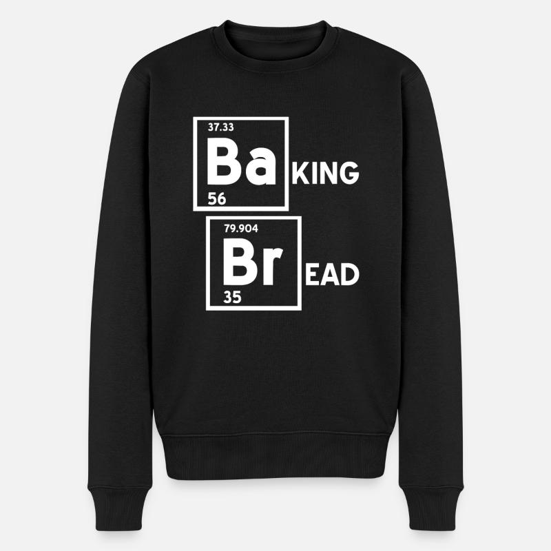 BaKING BrEAD Funny Baking Baker Designs T-Shirt - Pull Premium bio Homme - noir