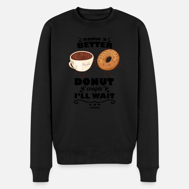 Beignet - Pull Premium bio Homme - noir