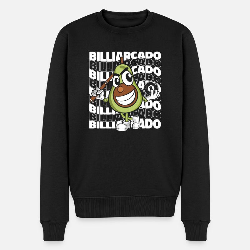 Billard 8-Ball - Männer Premium Bio Pullover - Schwarz