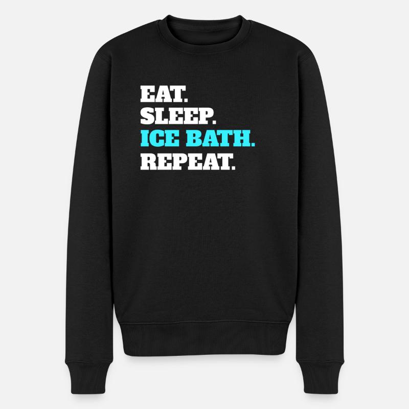 Bain de glace - Pull Premium bio Homme - noir