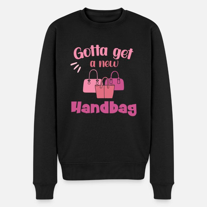 Gotta get a new Handbag - Männer Premium Bio Pullover - Schwarz