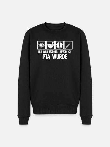PTA Pharmazie Apotheke - Männer Premium Bio Pullover - Schwarz