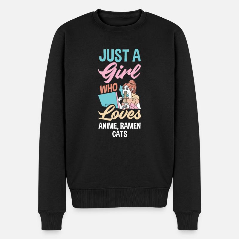Drôle de cadeau d’anime - Pull Premium bio Homme - noir