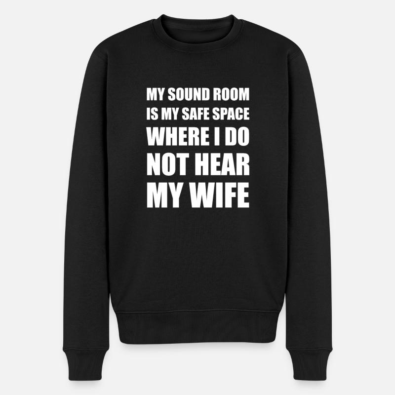 Tontechniker Sound Audio Engineer - Männer Premium Bio Pullover - Schwarz