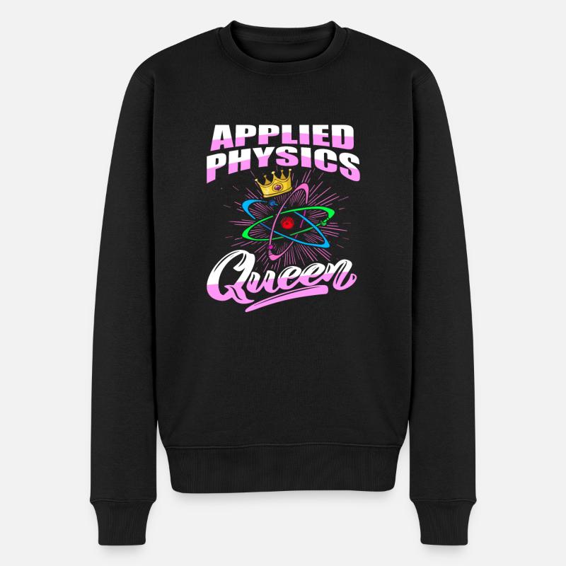 Physik Physiker - Männer Premium Bio Pullover - Schwarz