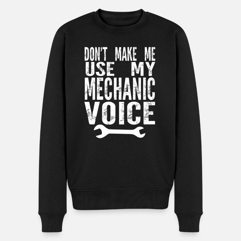 Kfz-Mechaniker Schrauber Schrauber Geschenk - Männer Premium Bio Pullover - Schwarz