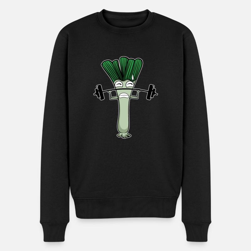 Poireau - Pull Premium bio Homme - noir