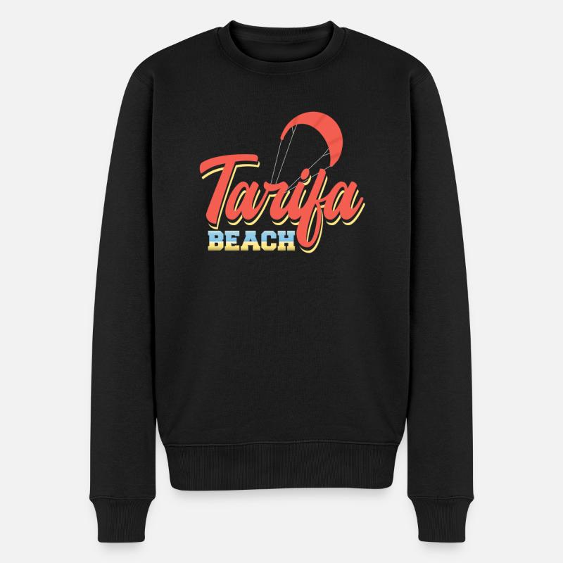 Tarifa Beach Espagne Kite-Surfing Paradise - Pull Premium bio Homme - noir