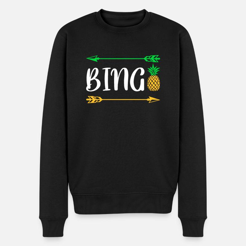 Bingo Ananas Shirt Cadeau - Pull Premium bio Homme - noir