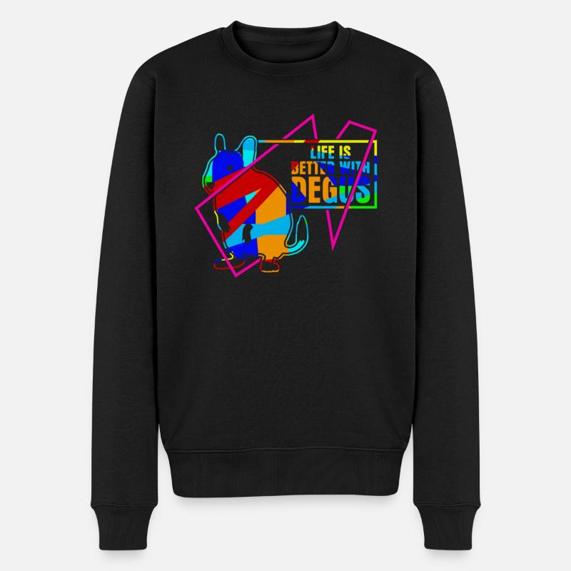 Degu Deguspruch Degus - Pull Premium bio Homme - noir