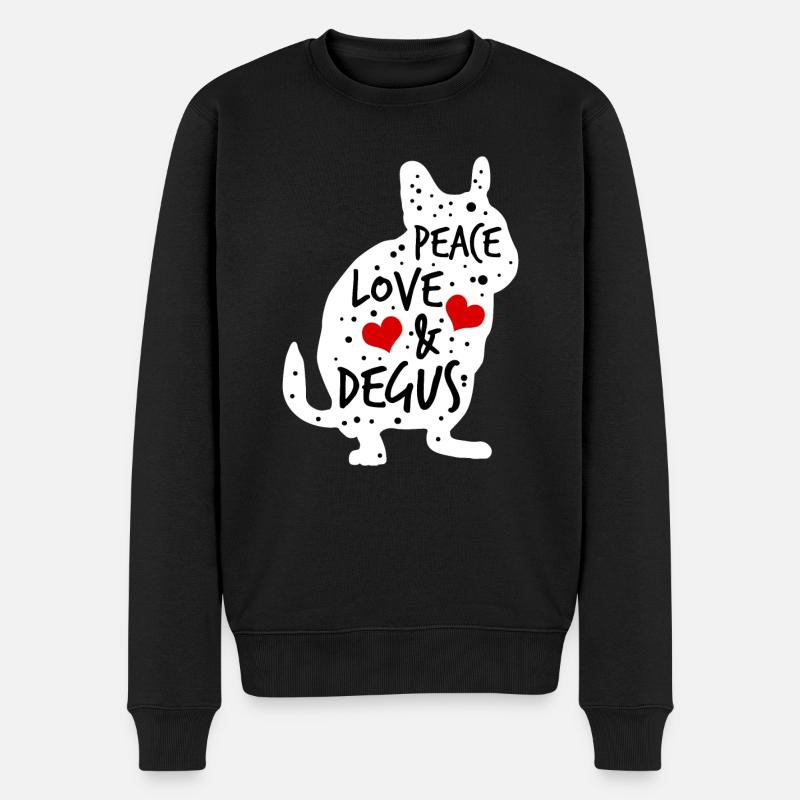 Degu Mignon Degus - Pull Premium bio Homme - noir