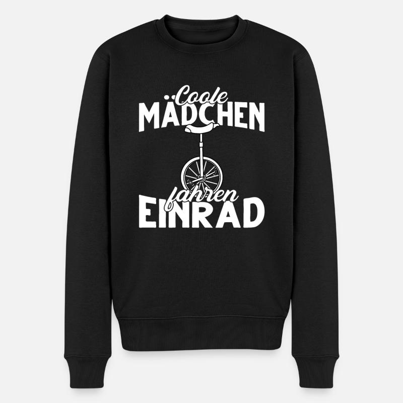 Einrad - Männer Premium Bio Pullover - Schwarz