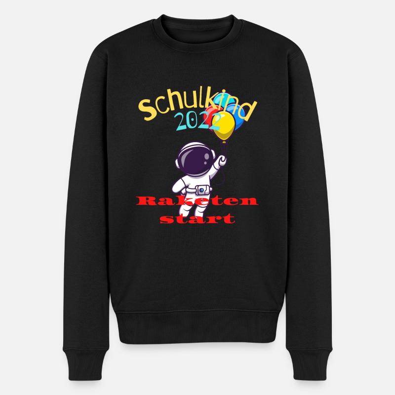 Schulanfänger 2022 Viel Erfolg - Männer Premium Bio Pullover - Schwarz