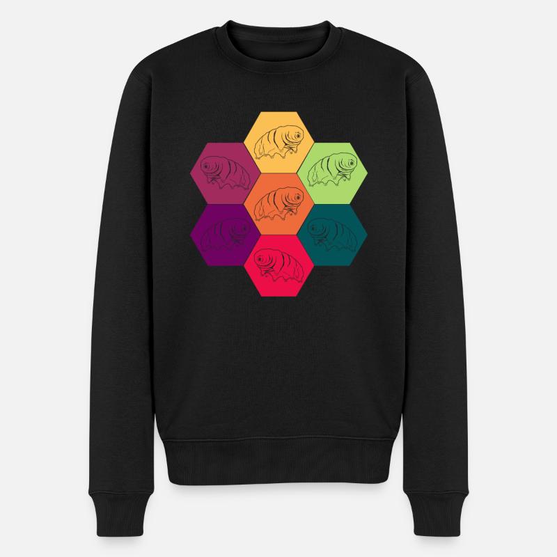 Tardigrade Tardigrade Retro Ours d’eau - Pull Premium bio Homme - noir