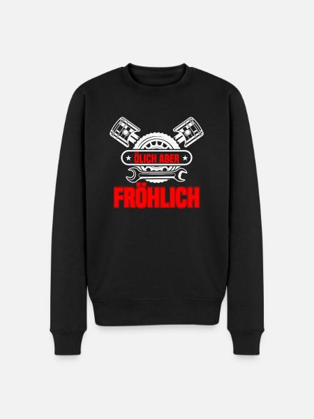 Handwerker Schrauber KFZ-Mechaniker Geschenk - Männer Premium Bio Pullover - Schwarz