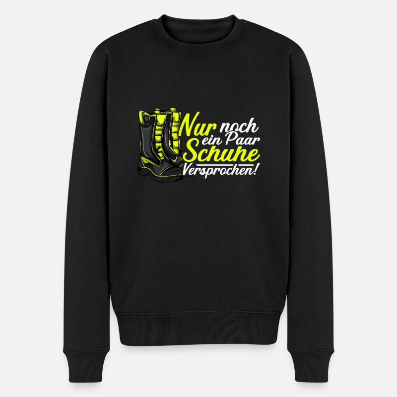 Feuerwehrfrau Feuerwehr Feuerwehrmann Mama - Männer Premium Bio Pullover - Schwarz