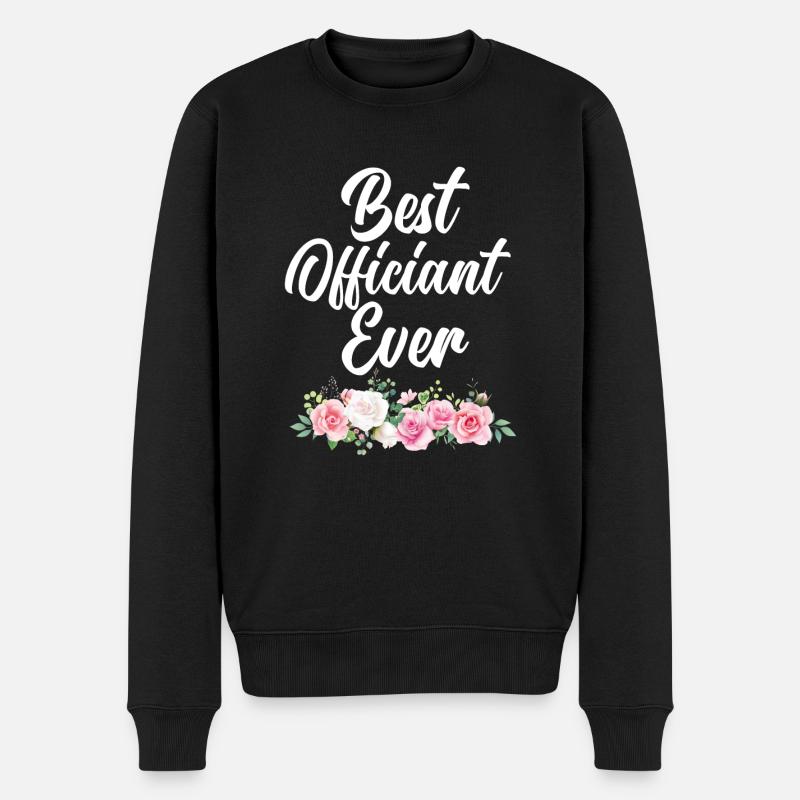 Standesbeamter Standesbeamtin Hochzeit - Männer Premium Bio Pullover - Schwarz
