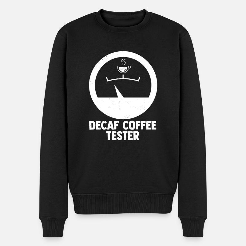 Café décaféiné - décaféiné - Pull Premium bio Homme - noir