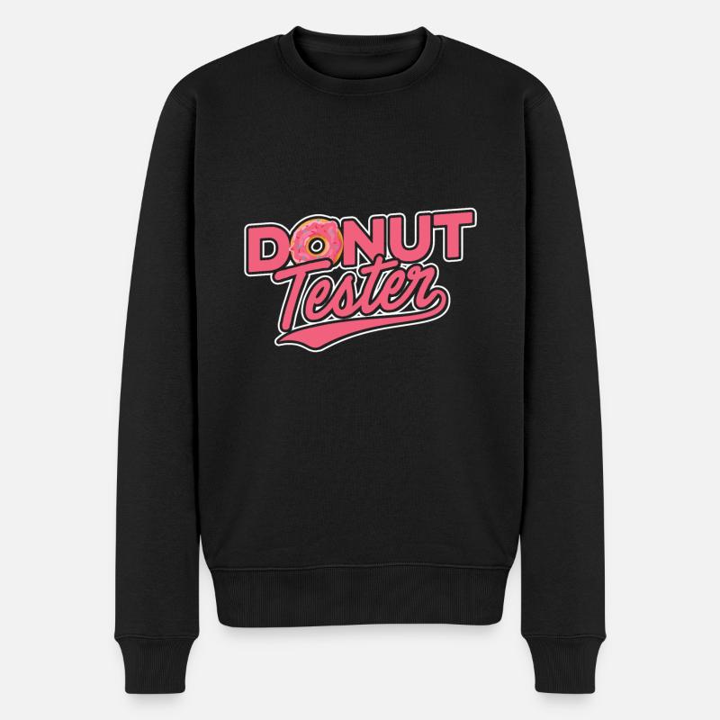 Testeur de beignets - Pull Premium bio Homme - noir