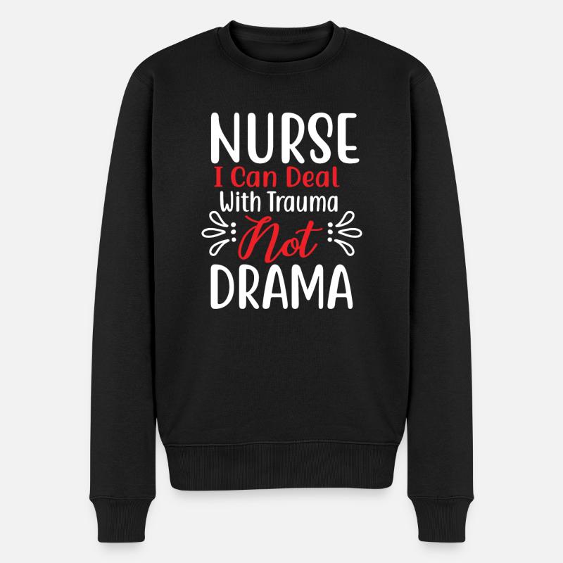 Infirmière Infirmière Infirmière Clinique Paramédicale - Pull Premium bio Homme - noir