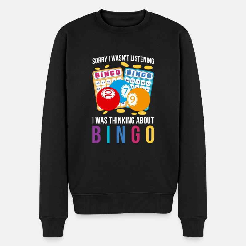 Bingo Shirt Idée Cadeau - Pull Premium bio Homme - noir