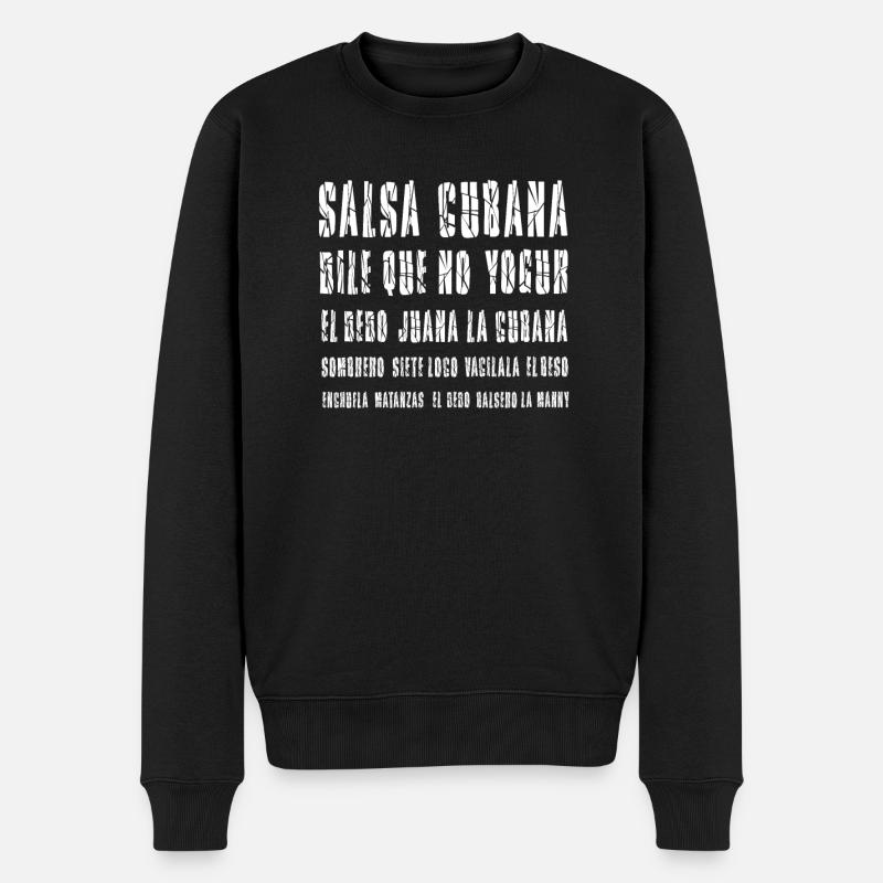 Salsa Cubana Salsa Cuba - Pull Premium bio Homme - noir