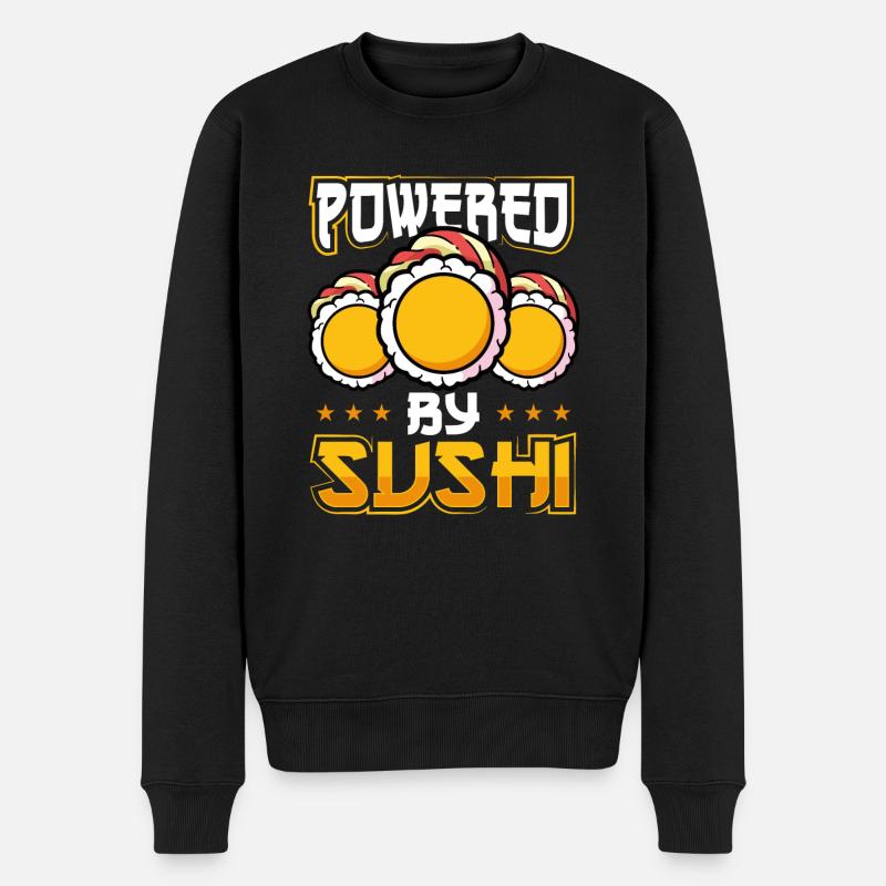 Propulsé par les sushis - Pull Premium bio Homme - noir