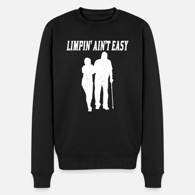 Limpin' Ain’t Easy 13 - Pull Premium bio Homme - noir