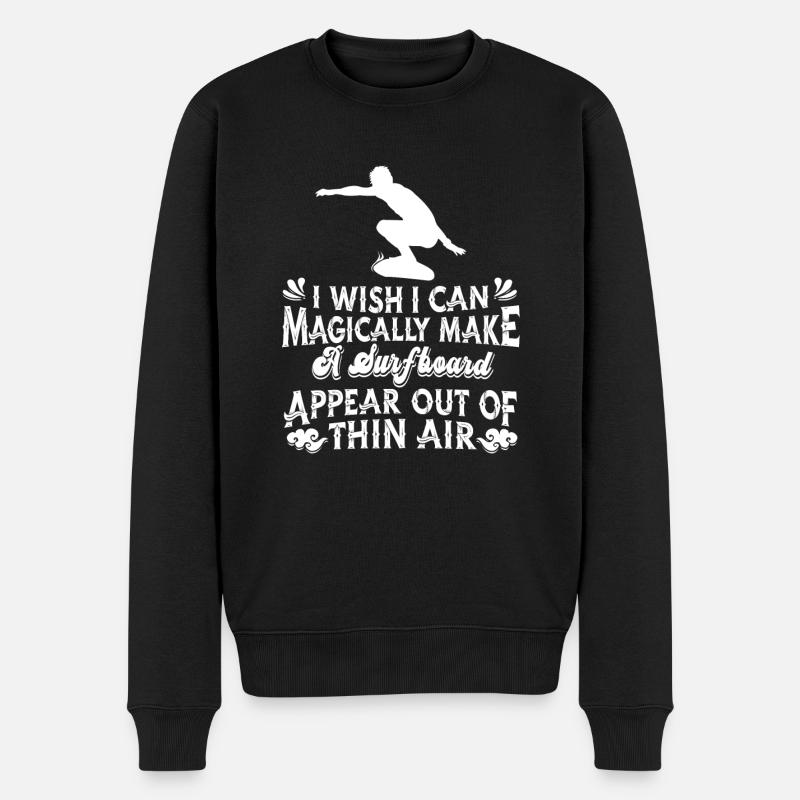 Surf Surfer Surfer - Pull Premium bio Homme - noir