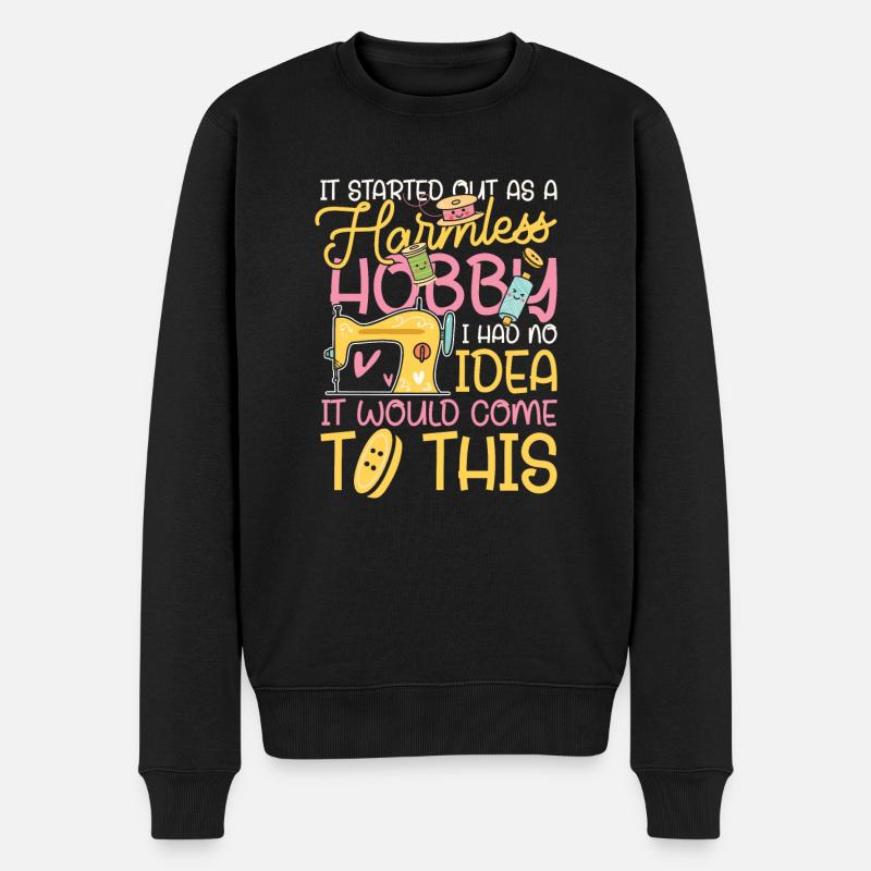 Passe-temps inoffensif - Pull Premium bio Homme - noir