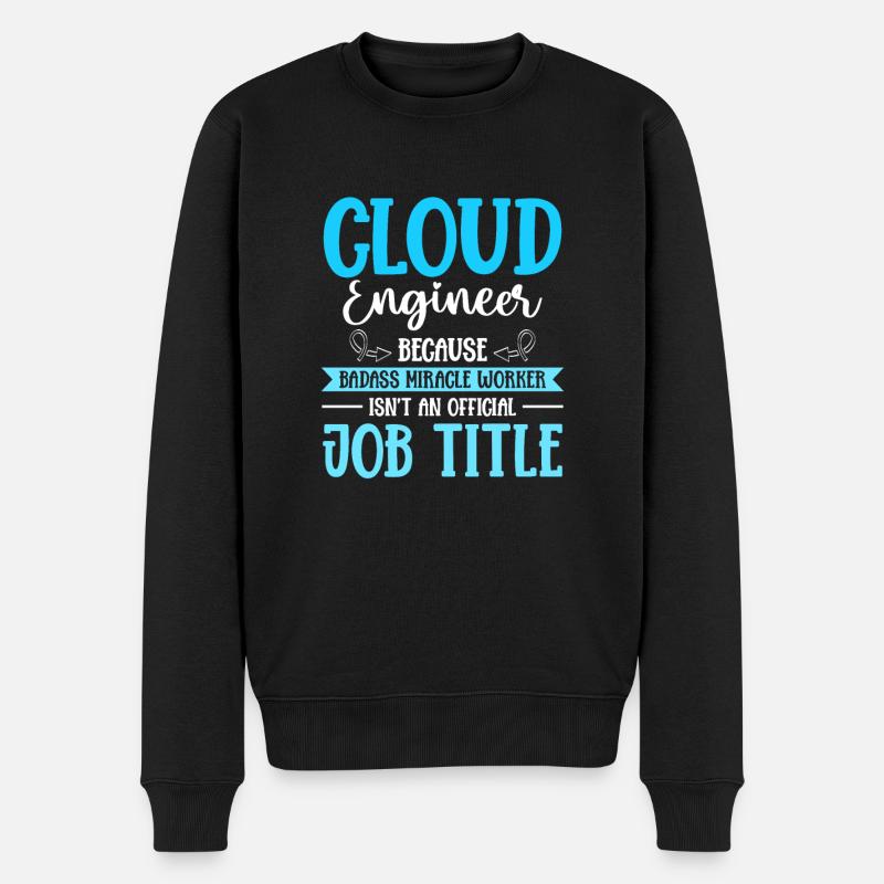 Administrateur Cloud Devops - Pull Premium bio Homme - noir