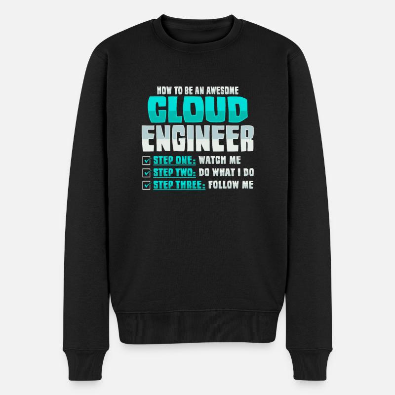 Administrateur Cloud Devops - Pull Premium bio Homme - noir