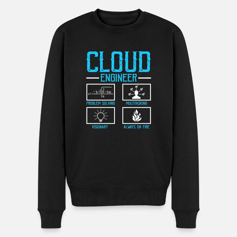 Administrateur Cloud Devops - Pull Premium bio Homme - noir