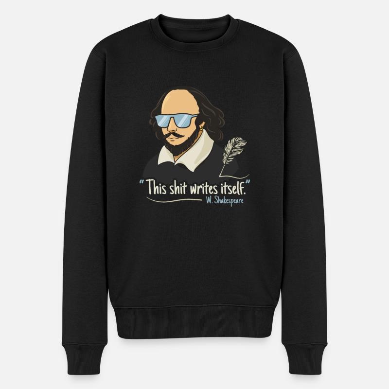 William Shakespeare - Pull Premium bio Homme - noir