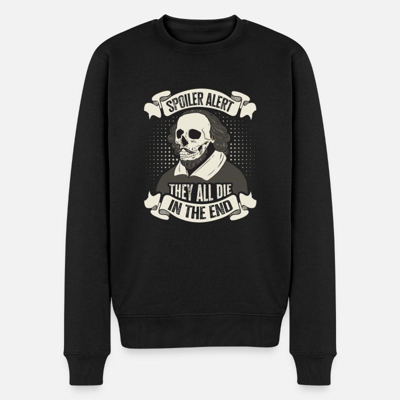 William Shakespeare - Pull Premium bio Homme - noir