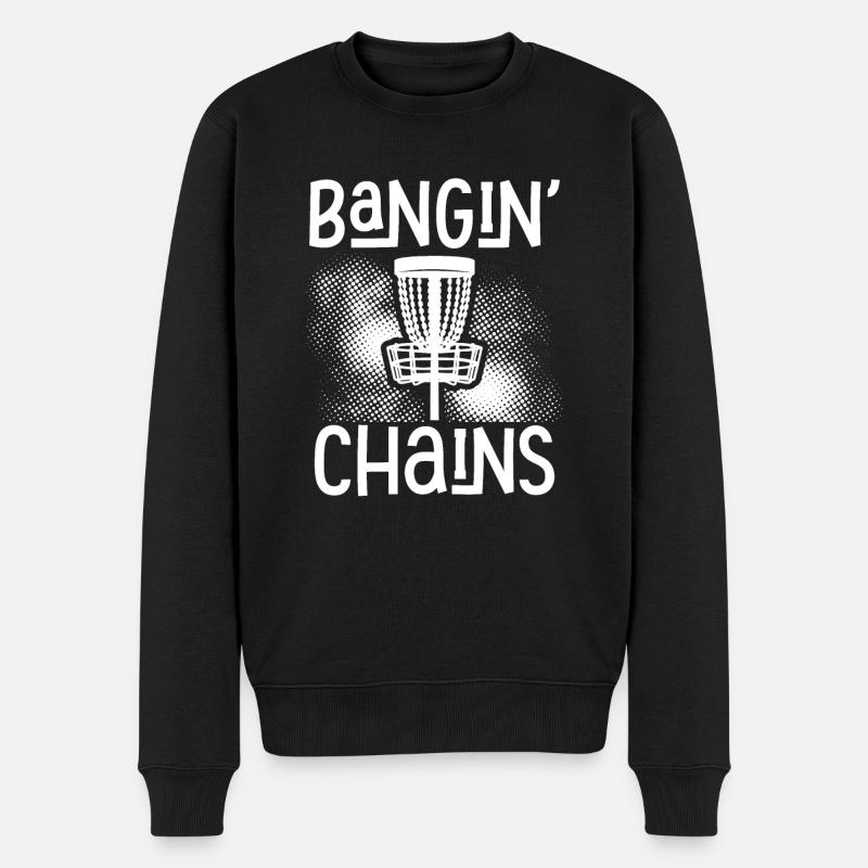 Bangin Chains Catch Panier - Pull Premium bio Homme - noir