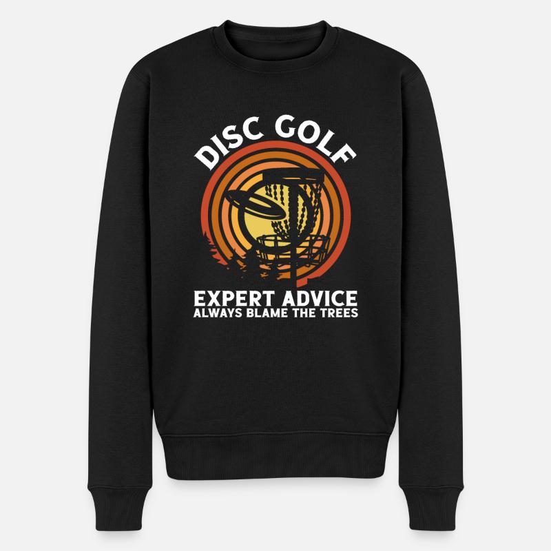 Expert pour Disc Golf - Pull Premium bio Homme - noir