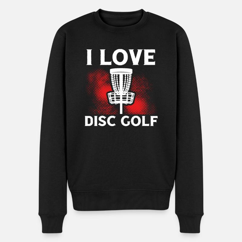 J’adore le disc golf - Pull Premium bio Homme - noir