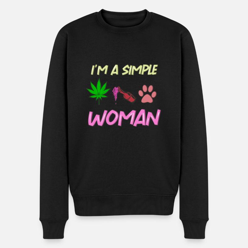 Cannabis - Pull Premium bio Homme - noir