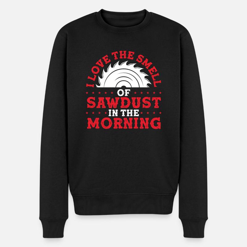 Sciure de bois le matin - Pull Premium bio Homme - noir