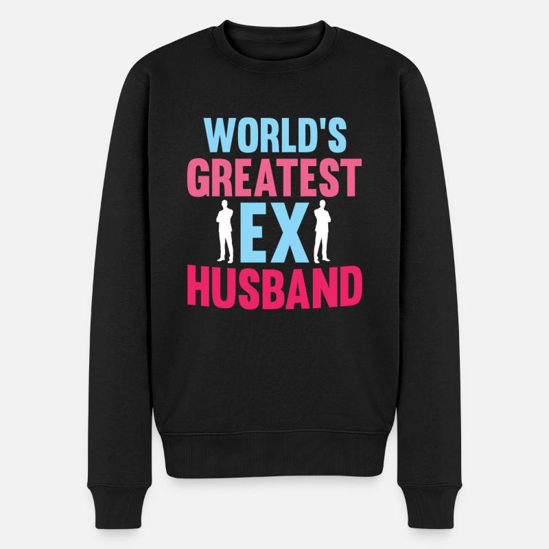 Witziges Scheidungsgeschenk Sarkastische Scheidung - Männer Premium Bio Pullover - Schwarz