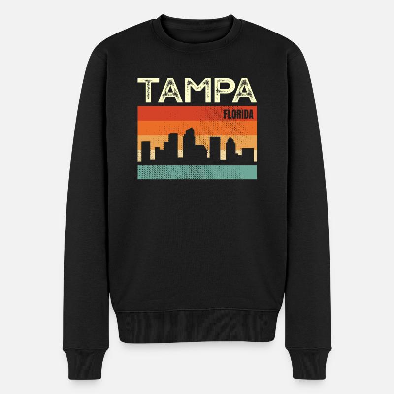 Tampa Floride - Pull Premium bio Homme - noir