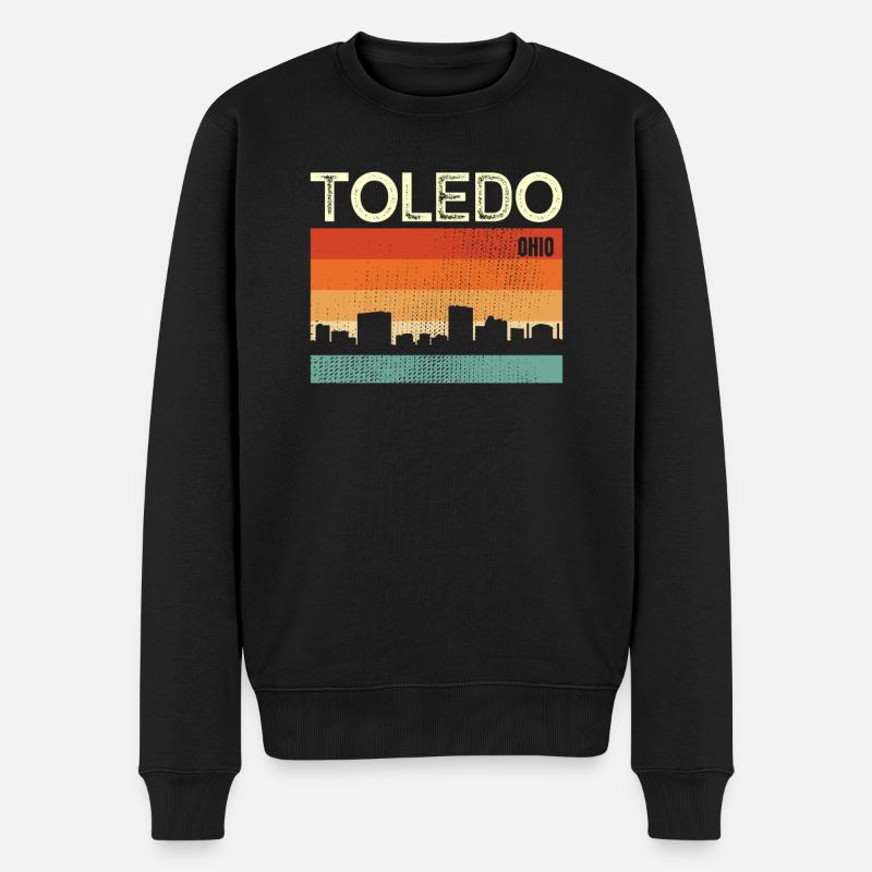 Toledo ( Ohio) - Pull Premium bio Homme - noir