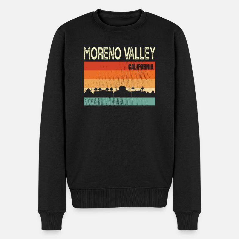 Moreno Valley Californie - Pull Premium bio Homme - noir