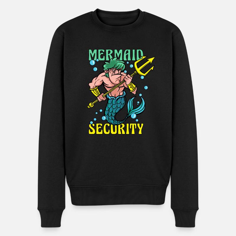 Mermaid Security Meerjungfrau - Pull Premium bio Homme - noir