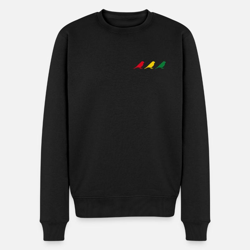Good Vibes Seulement Rastafari Rasta Jamaïque Reggae - Pull Premium bio Homme - noir