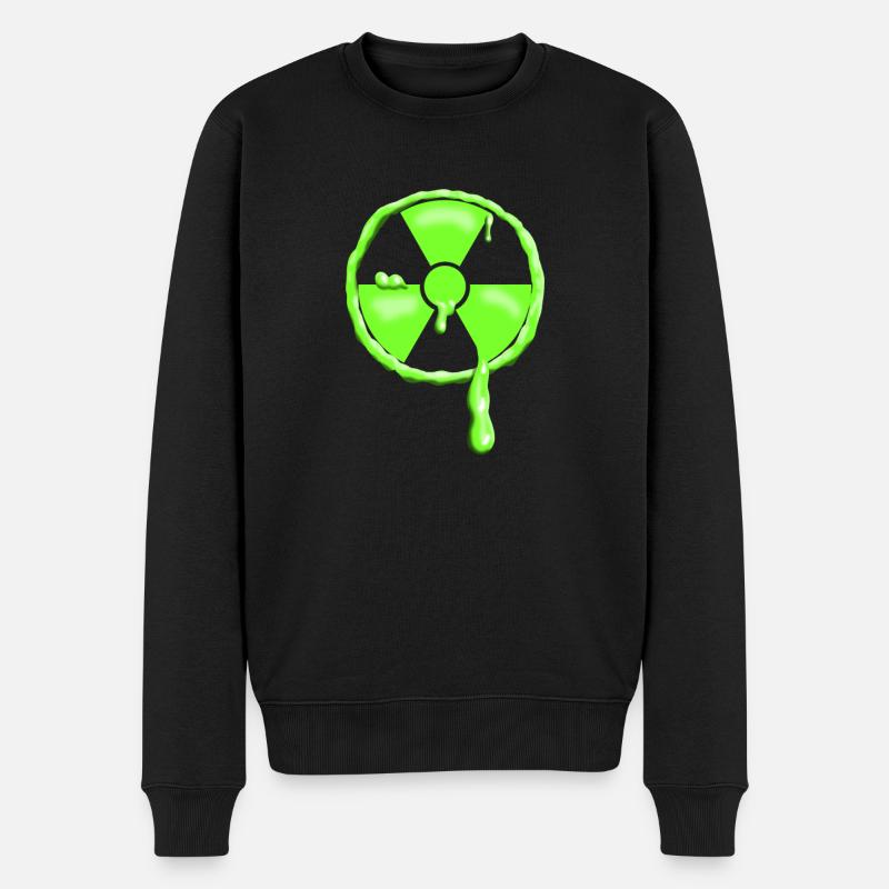Drôle de conception radioactive - Pull Premium bio Homme - noir
