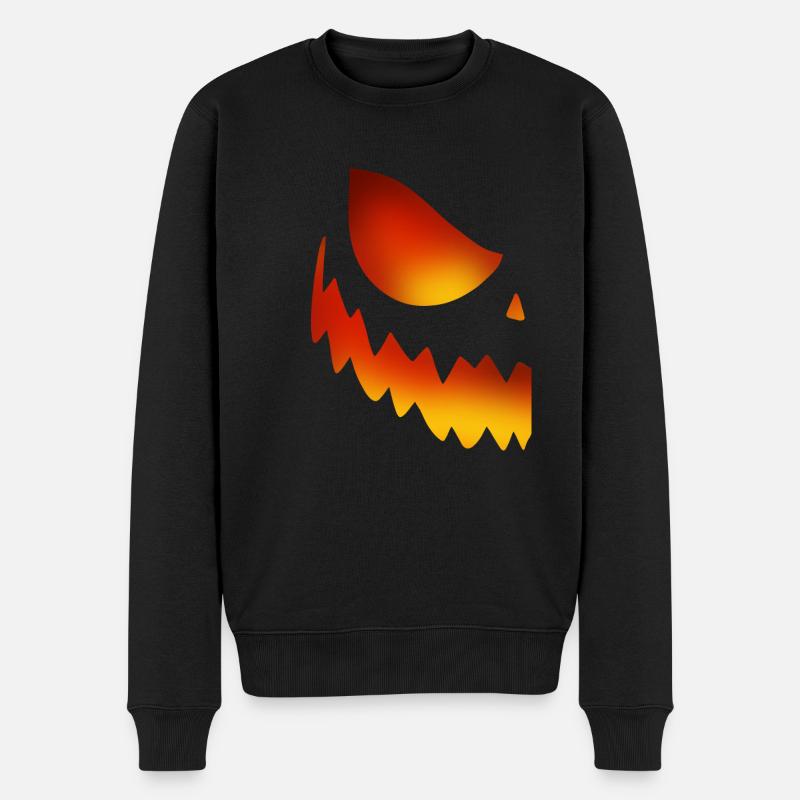 Tenue partenaire Halloween Pumpkin - Pull Premium bio Homme - noir