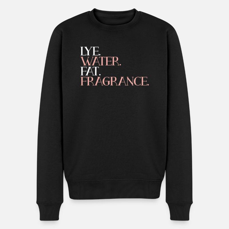 Arôme alcalin de graisse d’eau - Pull Premium bio Homme - noir